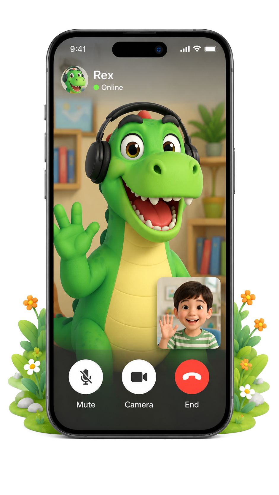 Video conversation with Rex